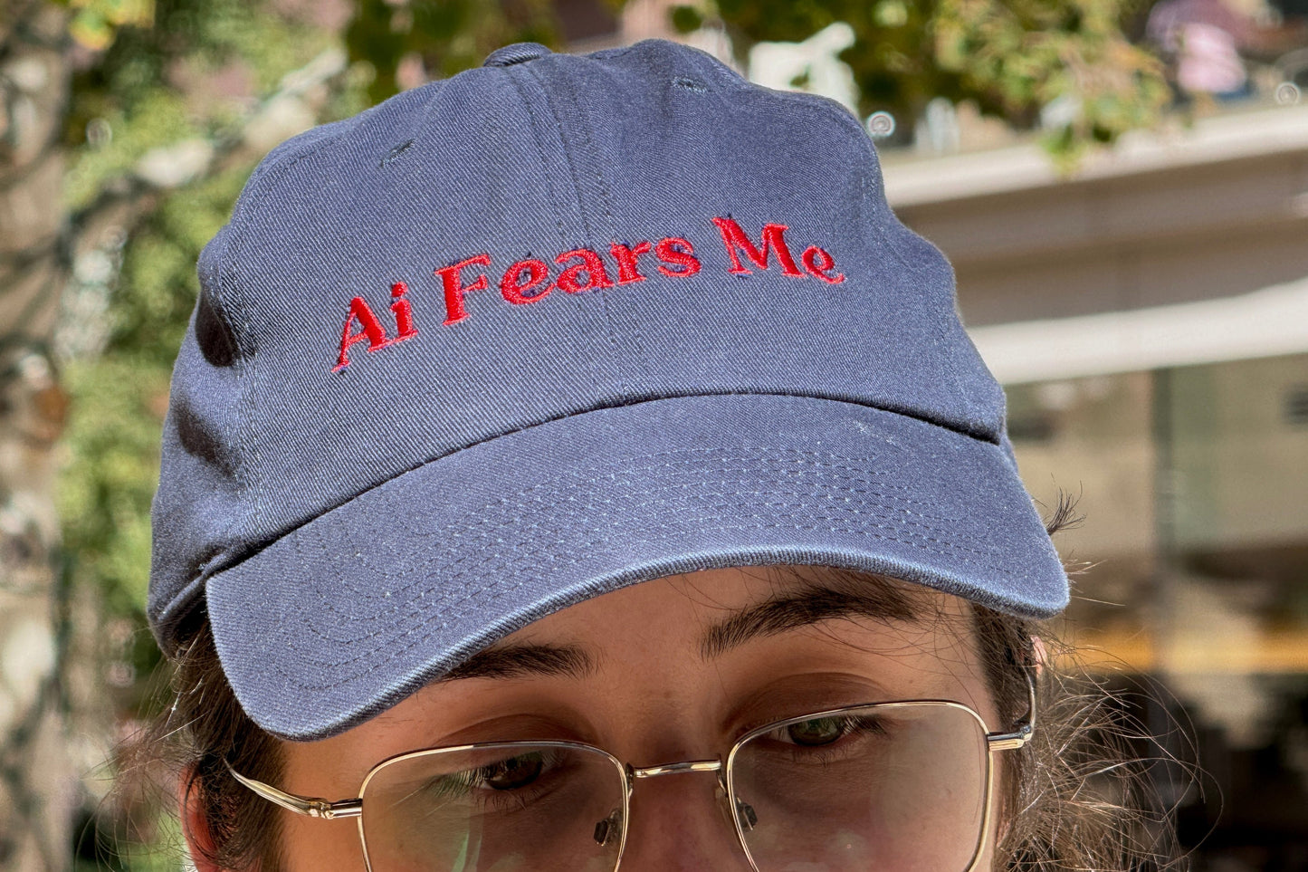 Ai Fears Me - Embroidered Dad Hat